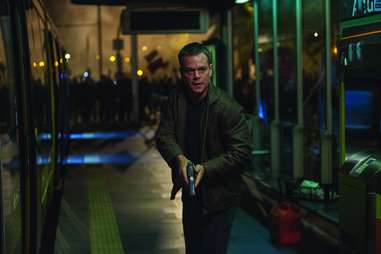 Jason bourne with a gun