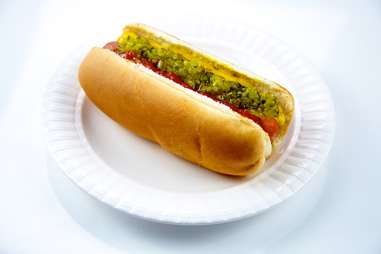 American hot dog