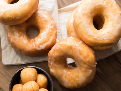 glazed donuts donut holes