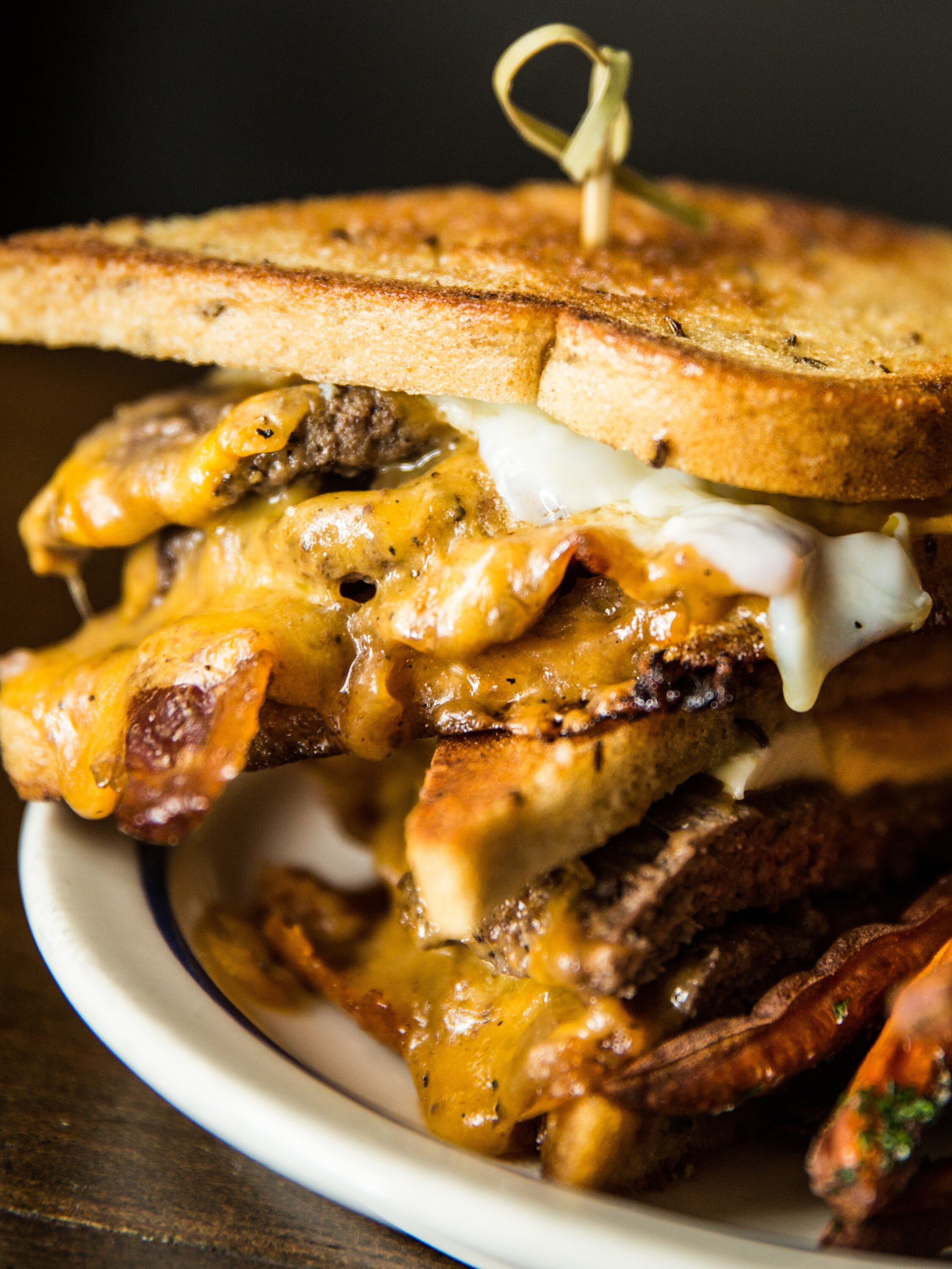 Cheesy Sandwich with Bacon