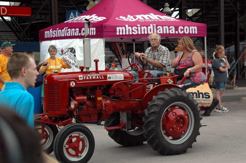 Tractor at Indiana State Fair
