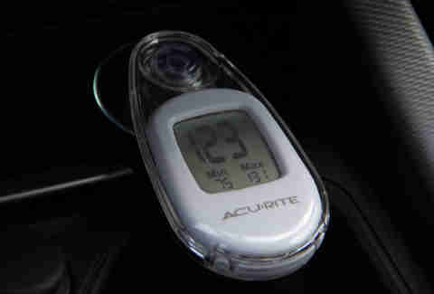 Rolling down windows to cool a car