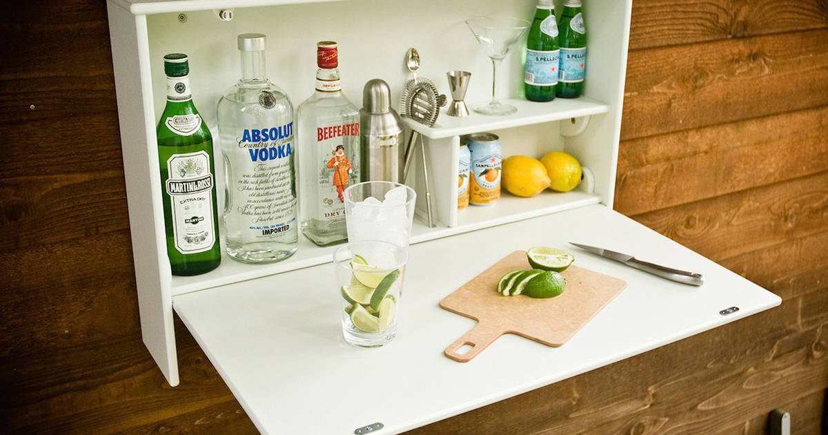 mini bar ideas for apartment