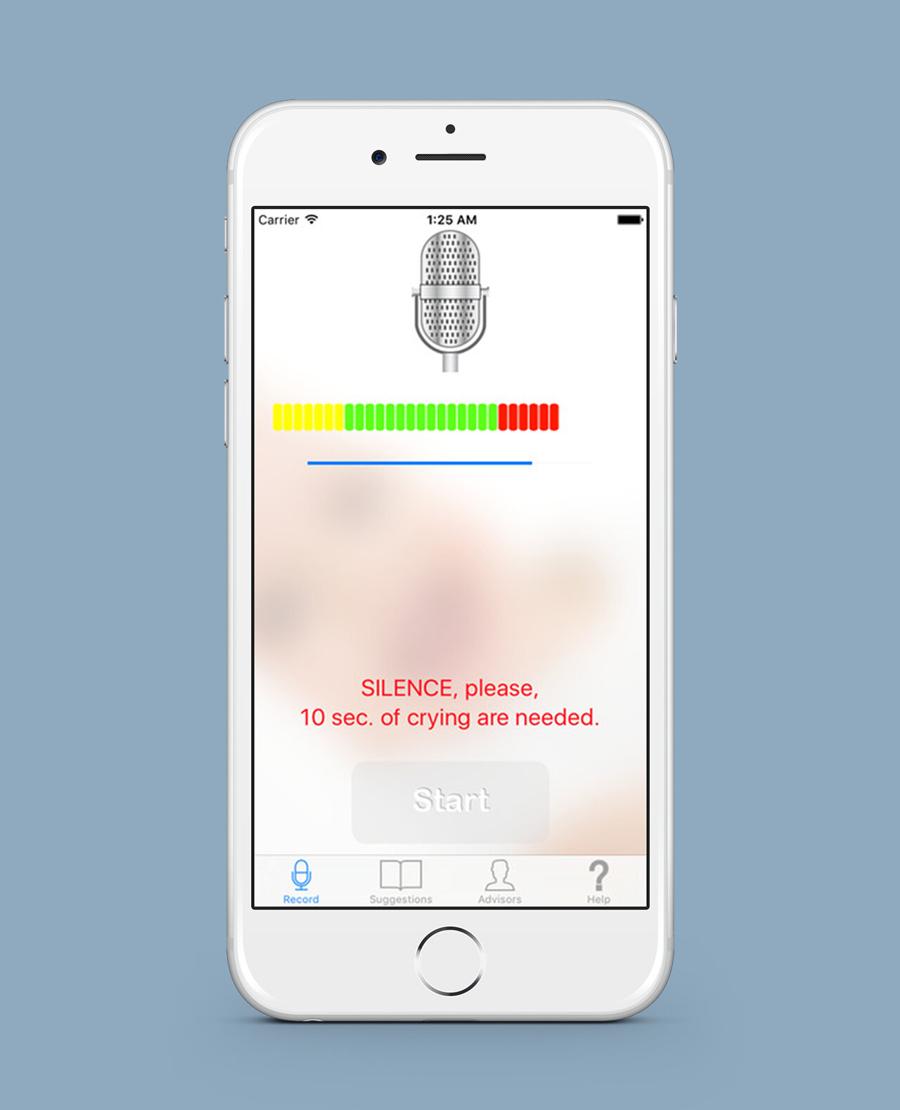 cry translator app in iphone