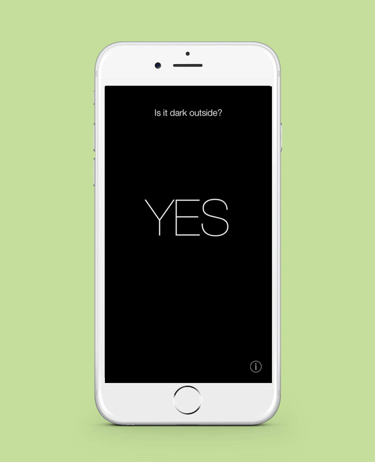 is it dark outside app in iphone