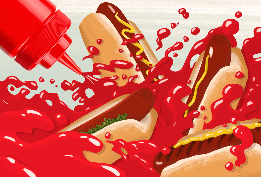 You've been pouring your ketchup all wrong and there's a secret