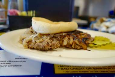 Johnnie's Grill Onion Burger El Reno Oklahoma