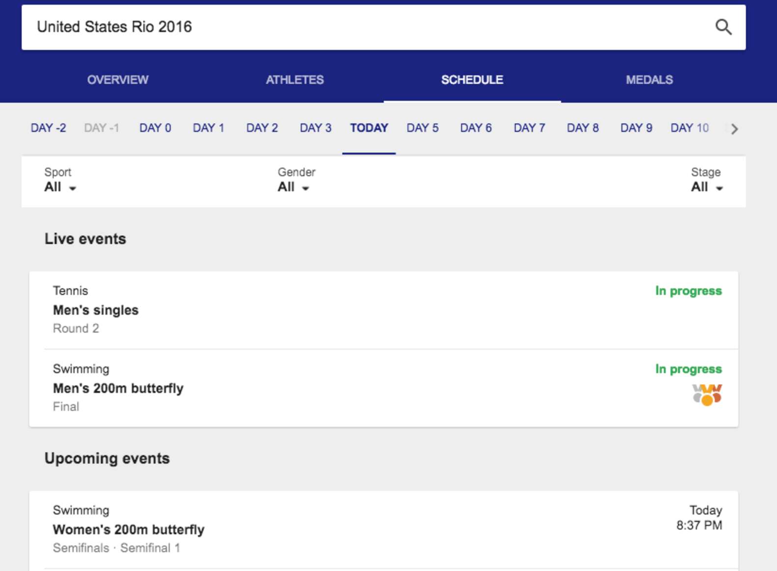 Here's How to Find the Team USA Olympic Schedule at Rio 2016 Thrillist