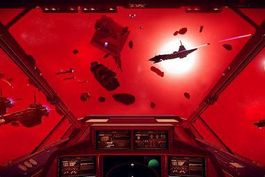 no man’s sky screenshot red space