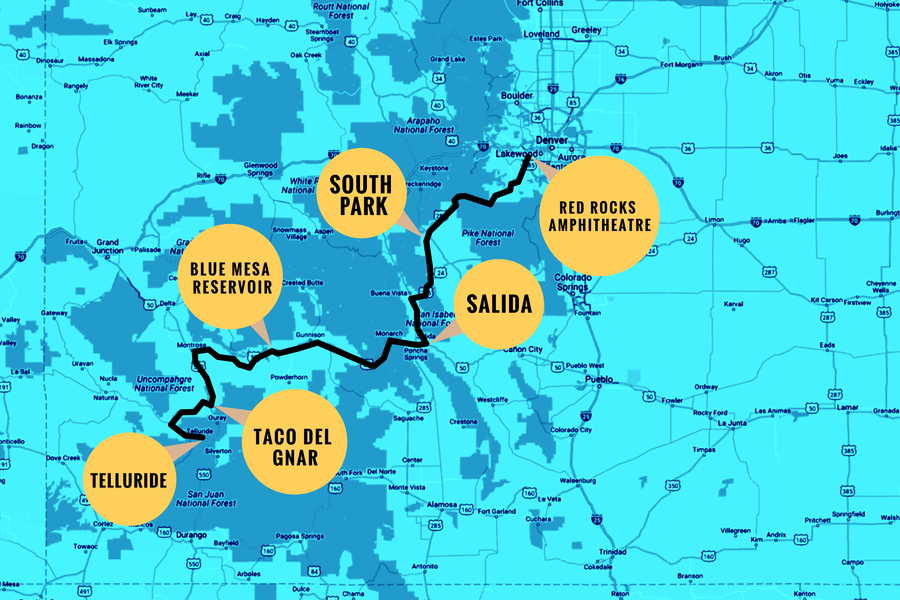 Best Driving Route From Denver to Telluride and Things to See Thrillist