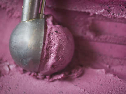 purple ice cream