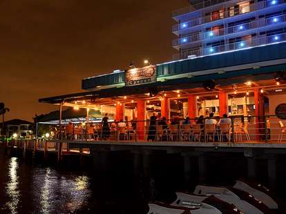 Beachside dining and New American seafood at the Rusty Hook Tavern in Miami