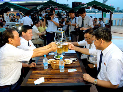 north korean beer festival