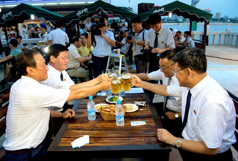 north korean beer festival