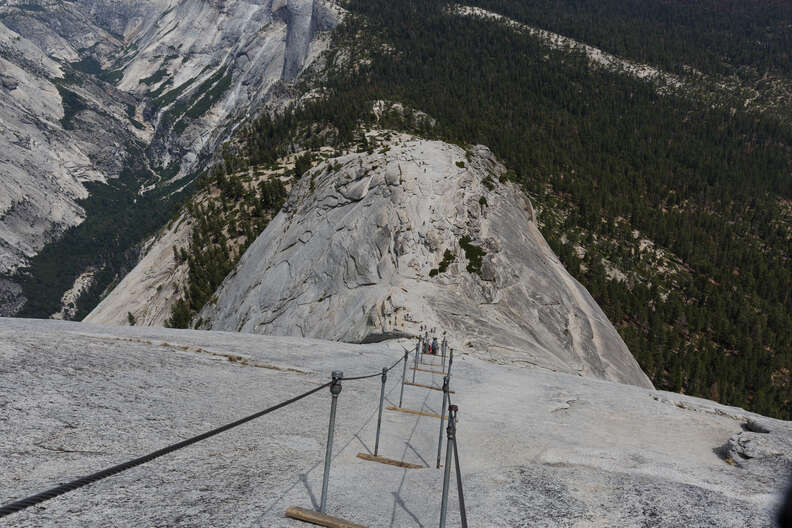 El capitan hiking clearance trail