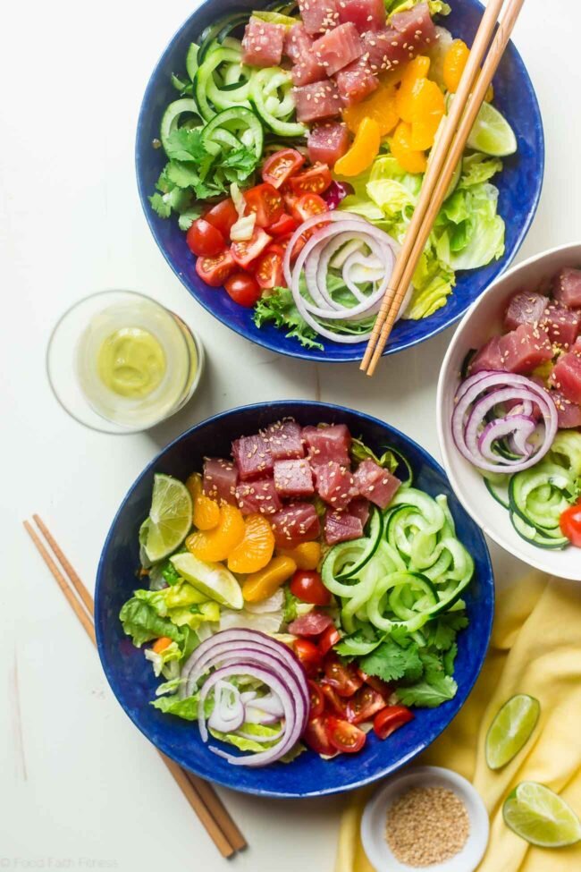 Citrus Tuna Ceviche Bowls