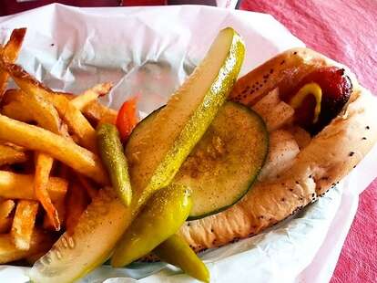 Murphy's Red Hots Chicago hot dog