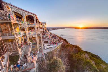 sunset lake travis