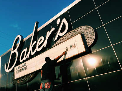 Live jazz and soul food at historic Baker's Keyboard Lounge in Detroit, MI