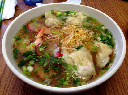 Vietnamese food and pho noodles at Pho Lucky in Midtown Detroit 
