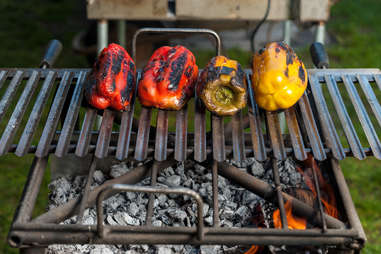 Grilled Bell Peppers 