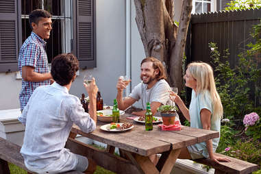 friends patio summer