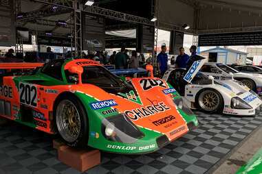 Mazda 767 and 787 race cars