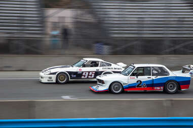 Nissan vs BMW Race Cars