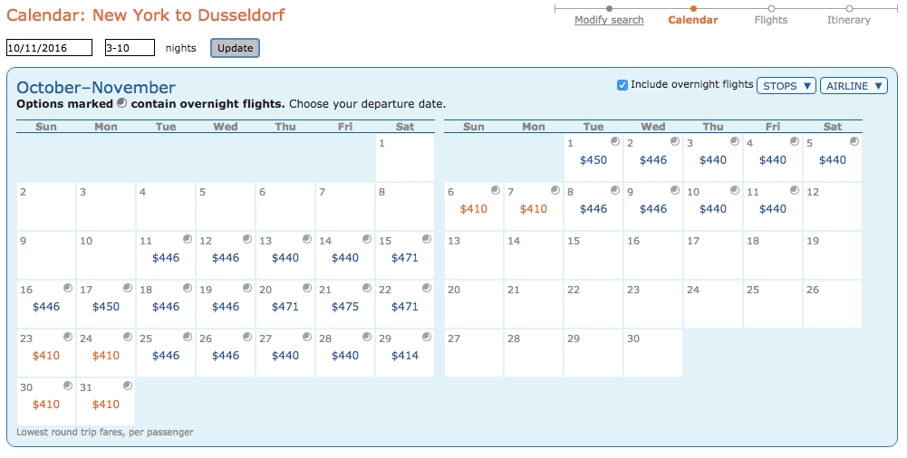 Cheap flights to Germany