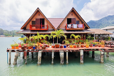 Thailand fishing village