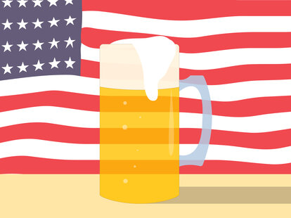 America + beer