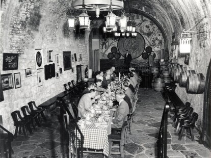 People drinking underground!