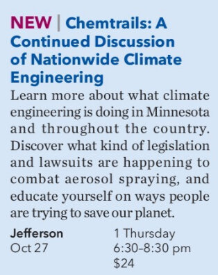 Minneapolis chemtrails