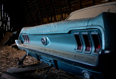 Beautiful Pictures Of Priceless Classic Cars Found Abandoned In