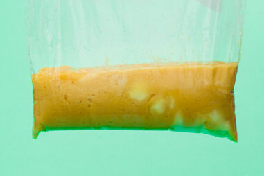 Cake batter sous vide