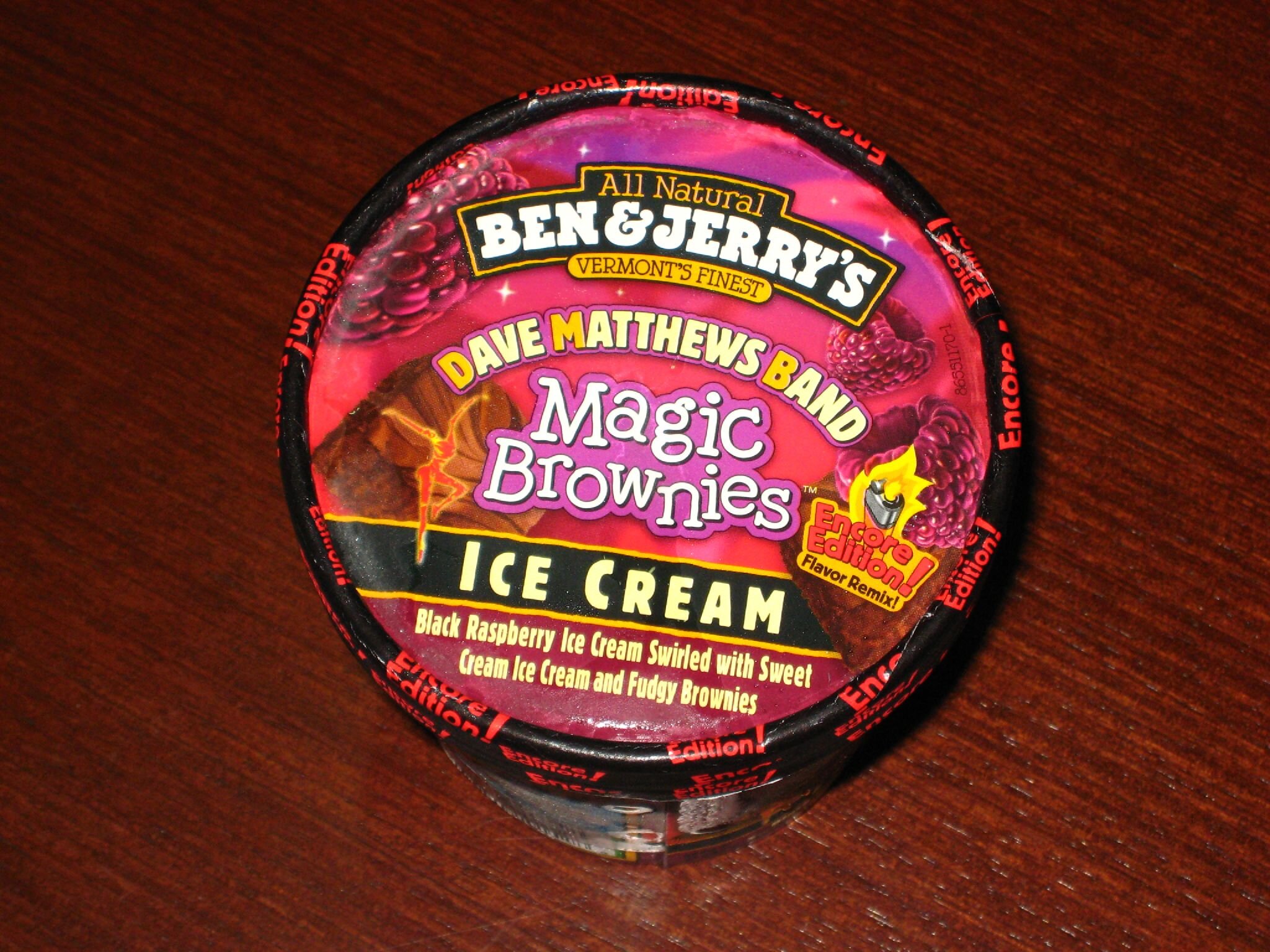 Dave Matthews Band ice cream
