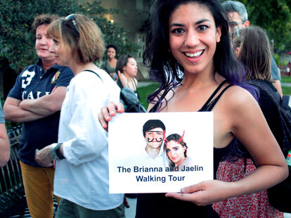 Brianna and Jaelin Walking Tour