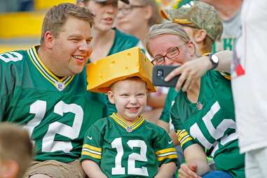 Green Bay Packers Kids in Green Bay Packers Team Shop 