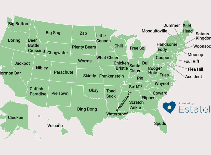 Weirdest Town Names In United States Thrillist