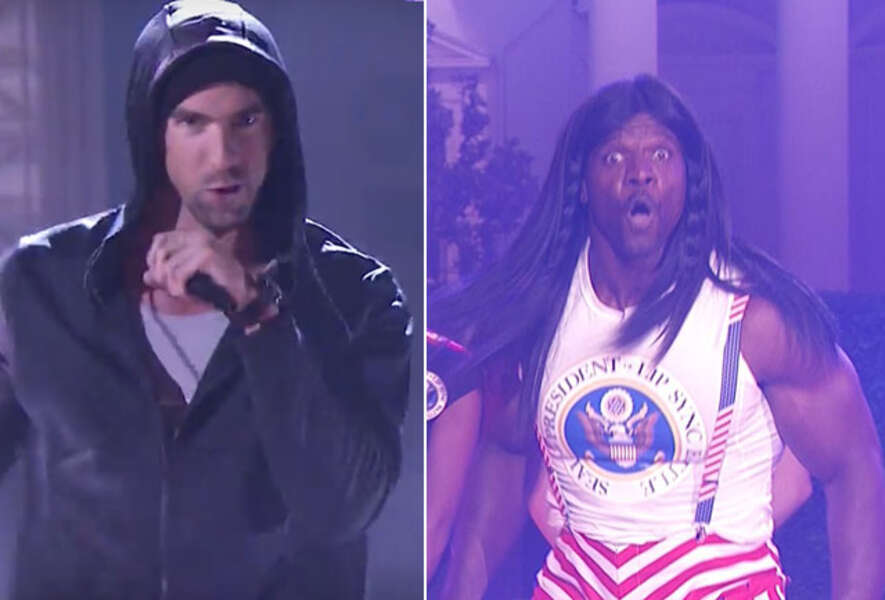 Michael Phelps Wins 'Lip Sync Battle' With Terry Crews, Olivia Munn