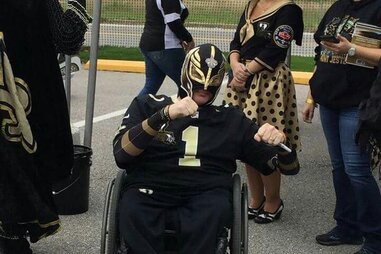 The Black and Gold Luchador