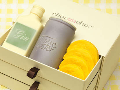 Choc on Choc Gin and Tonic