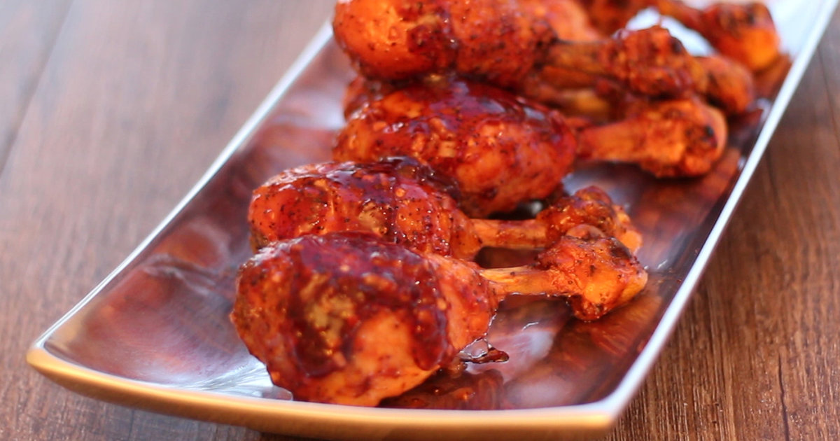 Chicken Pops with Lacquered Red Sauce Thrillist Recipe Video Thrillist