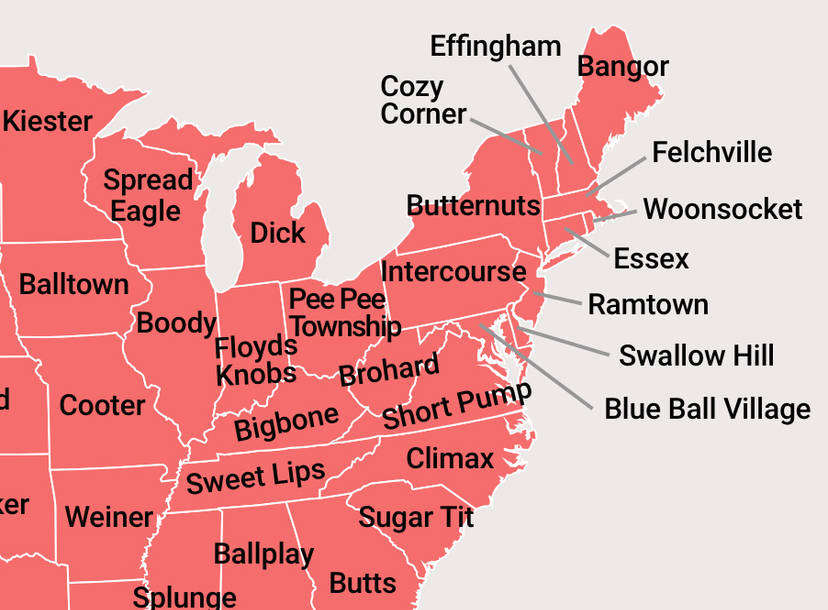 Dirty american town names