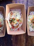 Mahi Mahi tacos at Hermosa Beach Fish Shop in LA 