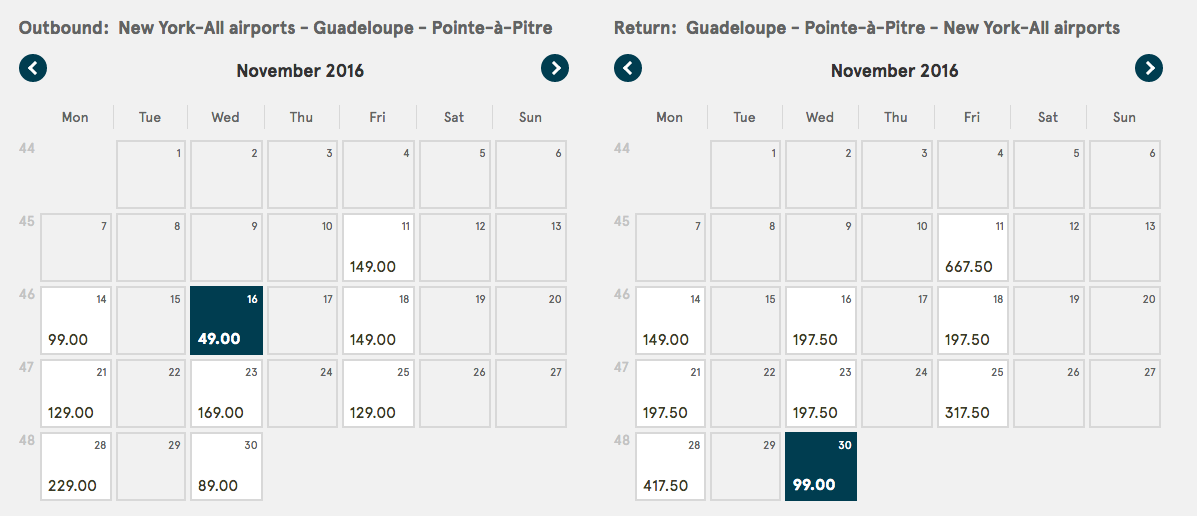 cheap flights to Guadeloupe