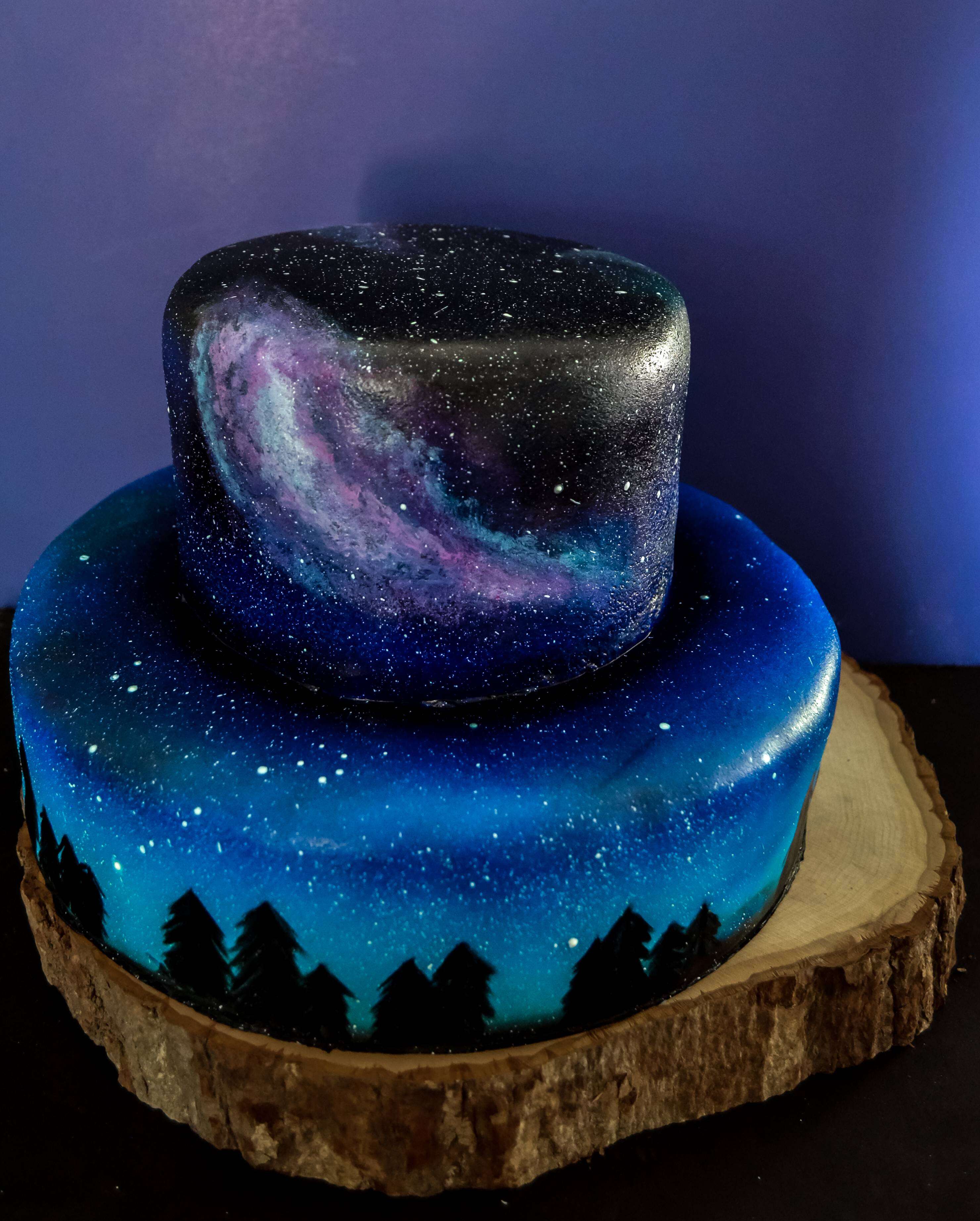galaxy cake