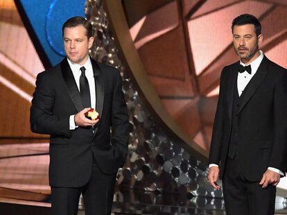 emmys 2016 jimmy kimmel and matt damon