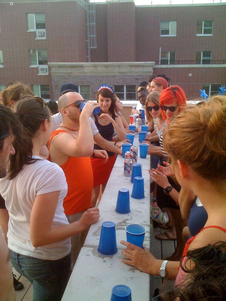 Flip cup