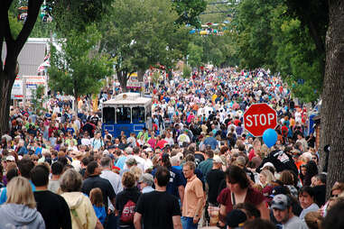Minnesota State Fair crowd